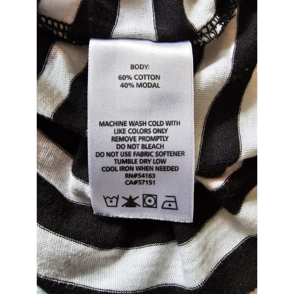 Calvin Klein Performance Shirt Womens Striped Ombre Knit Blouse Size Medium - Picture 7 of 7
